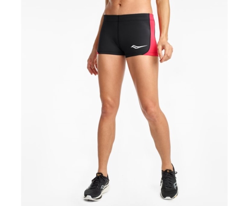 Tenis Saucony Saucony Elite Boy Short Mujer Pantalones cortos Ropa Negras / Rojas México MX-421-UJ